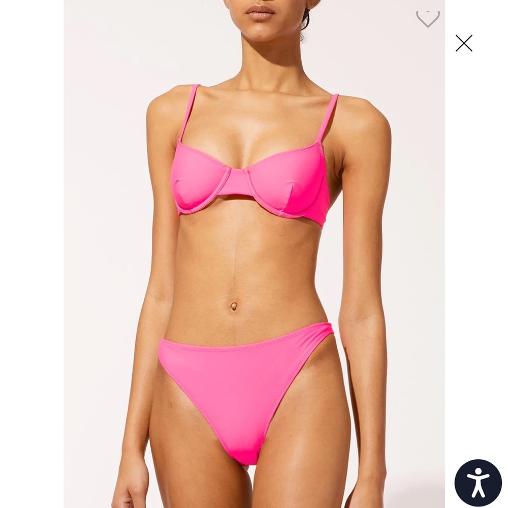 Solid&striped pink bikini brand new with tags sold on revolve
